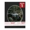 Black Suede Mat Board for 11x14 Frames - Oval Opening for 9x11 Photos